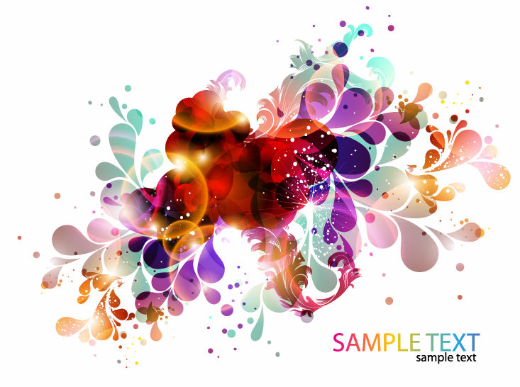 free vector Colorful Abstract Design Background